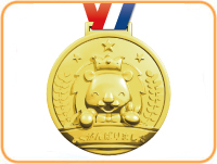 ゴールド・3Dビッグメダル