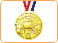 ゴールド・3Dスーパービッグメダル